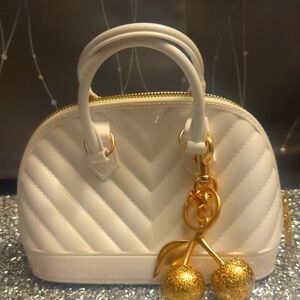 Purse with cherry charms